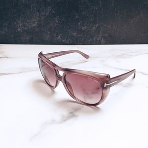 Tom Ford purple acrylic sunglasses